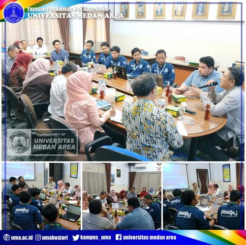 Ketua Yayasan Pendidikan Haji Agus Salim Drs. M. Erwin Siregar, MBA Memberikan arahan untuk persiapan Penerimaan Mahasiswa Baru (PMB) Tahun 2019/2020